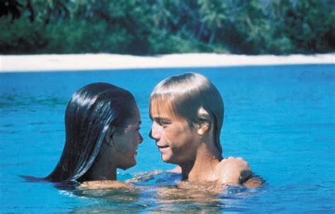 blue lagoon topless|Brooke Shields, Christopher Atkins on Blue Lagoon nudity。